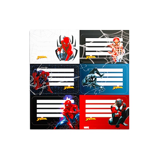 [43091] ETIQUETAS SPIDERMAN