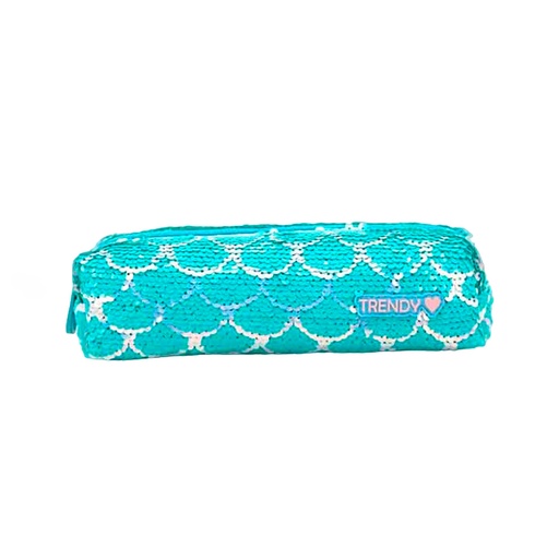 CARTUCHERA CON LENTEJUELAS SIRENA