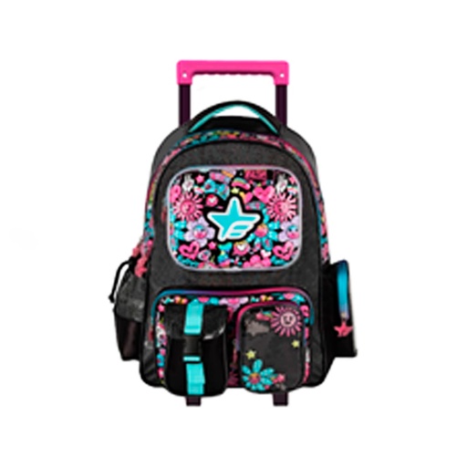 [43322] MOCHILA CARRO 18" FLOWERS