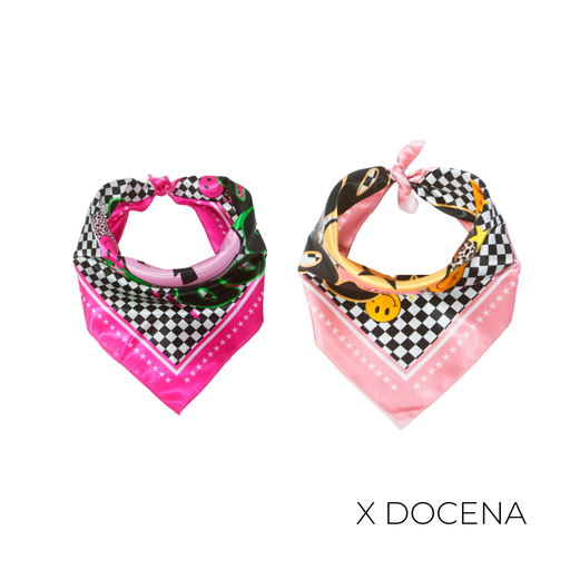 [22651D] PAÑUELO SUBLIMADO ESTAMPADO X12