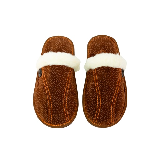 [44230B] PANTUFLA CARPINCHO CON CORDERITO 41/42