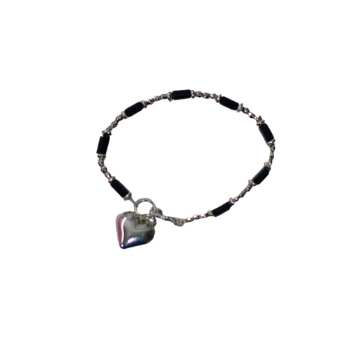 [44253] PULSERA MOSTACILLA CON DIJE CORAZON