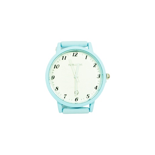 [45687] RELOJ CIRCULAR MALLA SILICONA