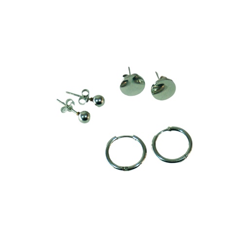 [45810] AROS ACERO SET POR 3