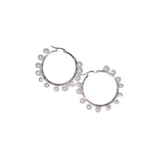 [45817] AROS DIJES PERLAS BLANCAS 40MM
