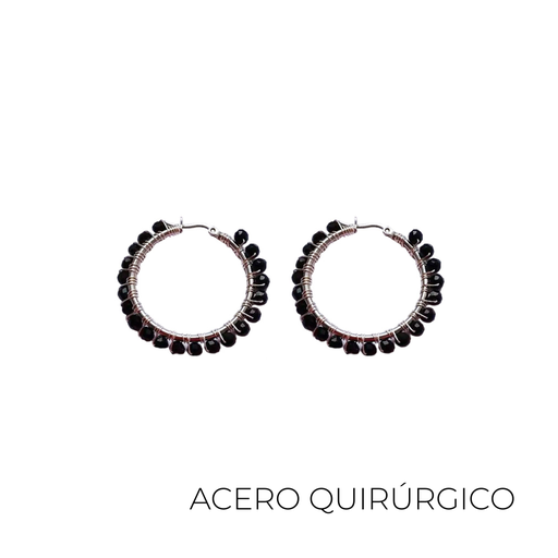 [45818] AROS ARGOLLA ACERO QUIRURGICO PIEDRAS
