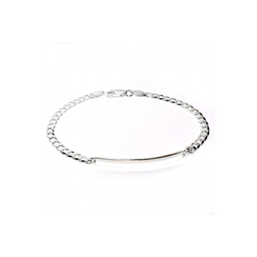 [45821] PULSERA ACERO PLATEADA