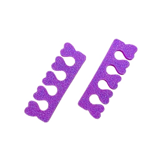 [45857] ESPONJA CON GLITTER SEPARADORA PARA MANICURA Y PEDICURA #50