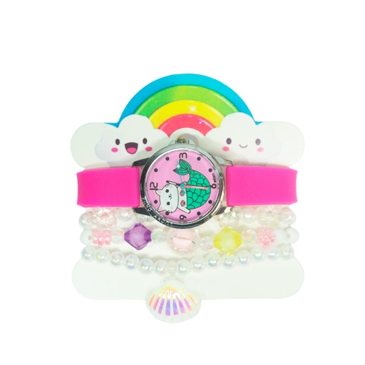 [45867] SET RELOJ + PULSERAS INFANTIL