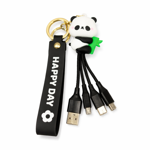 [45868] LLAVERO CHARM 3 EN 1 USB CARGADOR