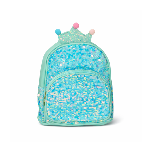 [45912] MOCHILA INFANTIL LENTEJUELAS Y CORONA