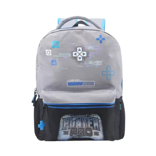 MOCHILA GAMER CON FRENTE ESTAMPADO