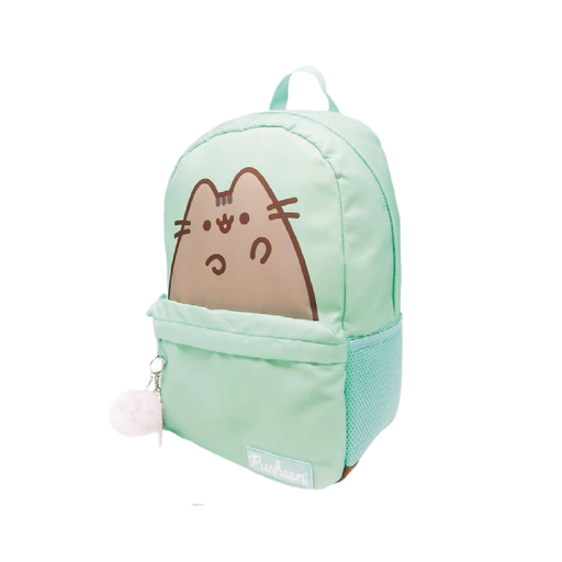 [46587] MOCHILA 18" PUSHEEN AQUA MOOVING