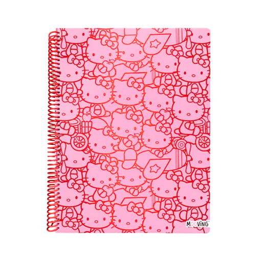 [47126] CUADERNO UNIVERSITARIO RAYADO HELLO KITTY