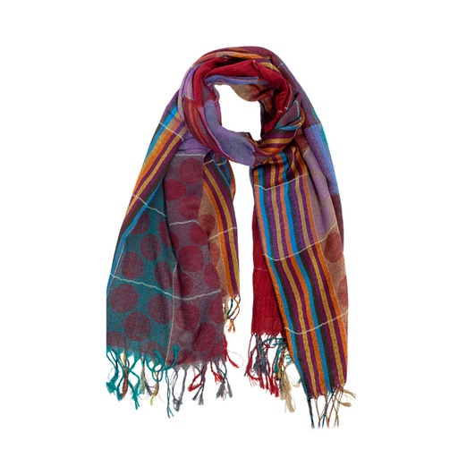 [11371] PASHMINA LUNARES CON FLECOS