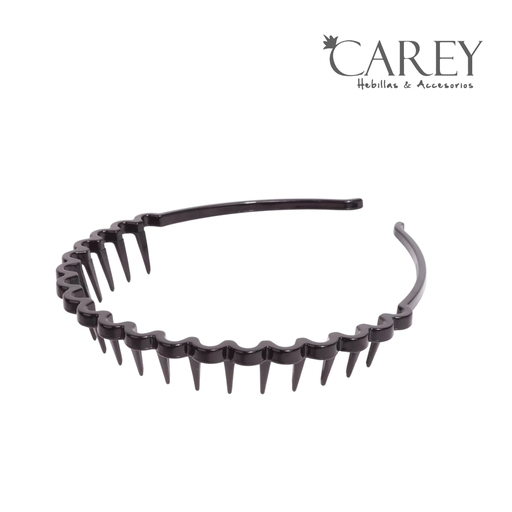 [47621] VINCHA FINA CON DIENTES CAREY