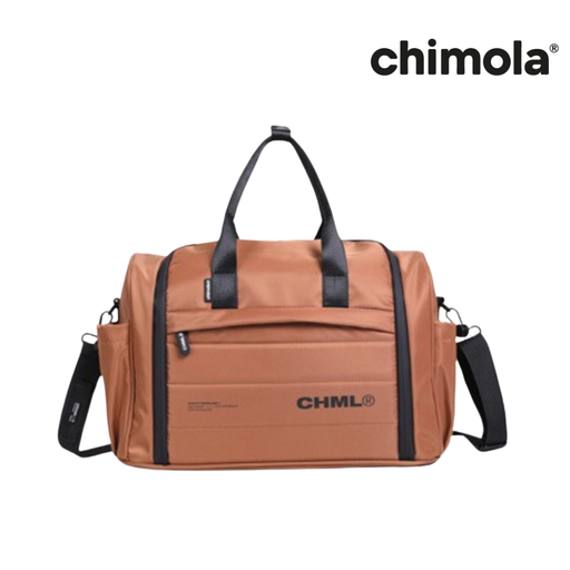BOLSO CON CORREA DESMONTABLE Y GRABADO FRONTAL CHIMOLA