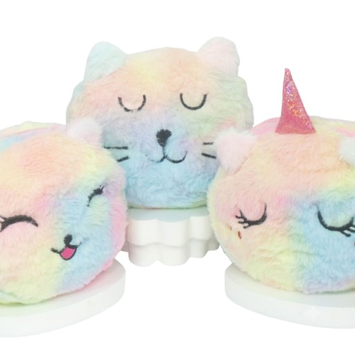 [48176] CARTERA PELUCHE  UNICORNIO
