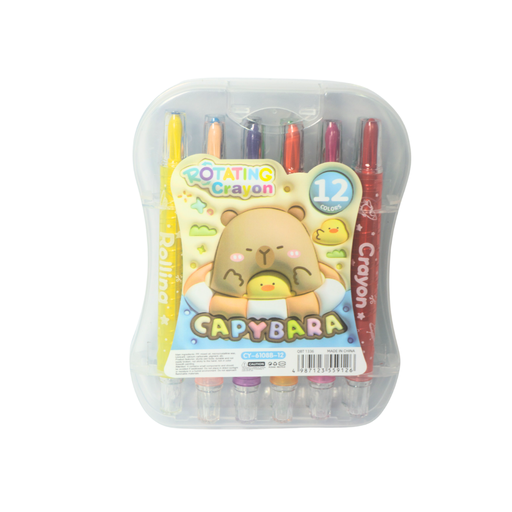 [48201] SET X12 CRAYONES RETRACTILES COLORES