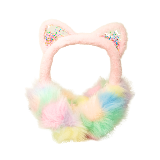 [48641] OREJERA DE PELUCHE CON GLITTER DE ESTRELLITAS