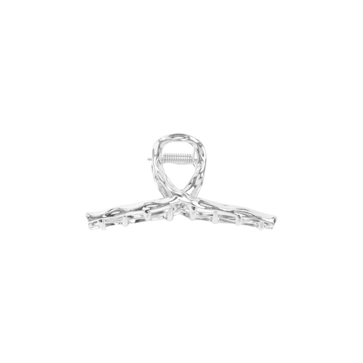 BROCHE PINZA METALIZADA LAZO