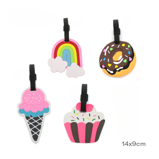 [48717] TAGS DE VALIJA14X9CM VARIOS DISEÑOS