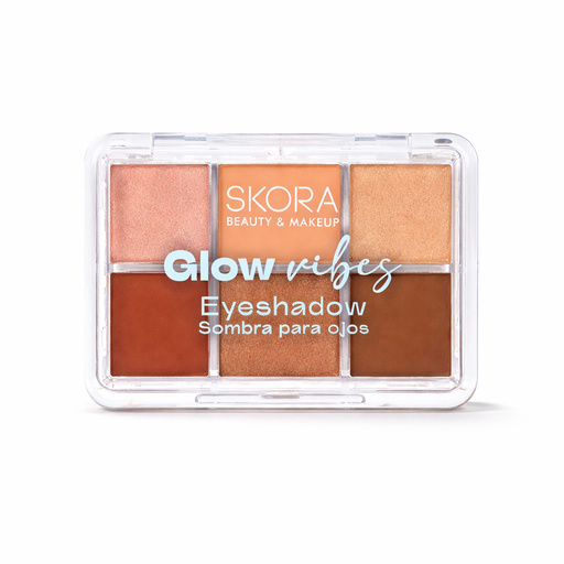 [49042] PALETA DE SOMBRAS GLOW VIBES SKORA