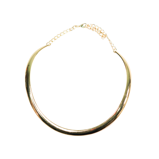 COLLAR CHOKER METAL DORADO Y PLATEADO
