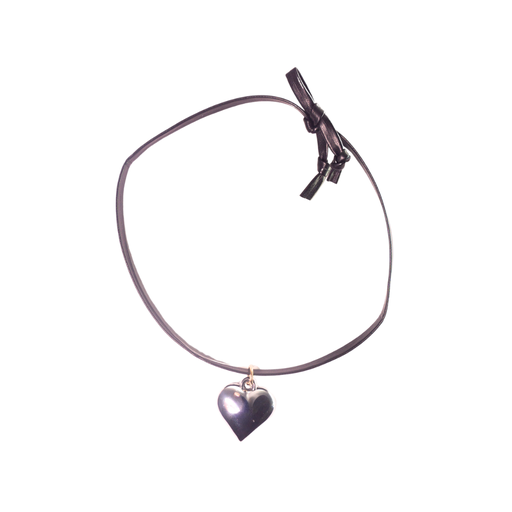 CHOKER DE CUERINA CON DIJE CORAZON