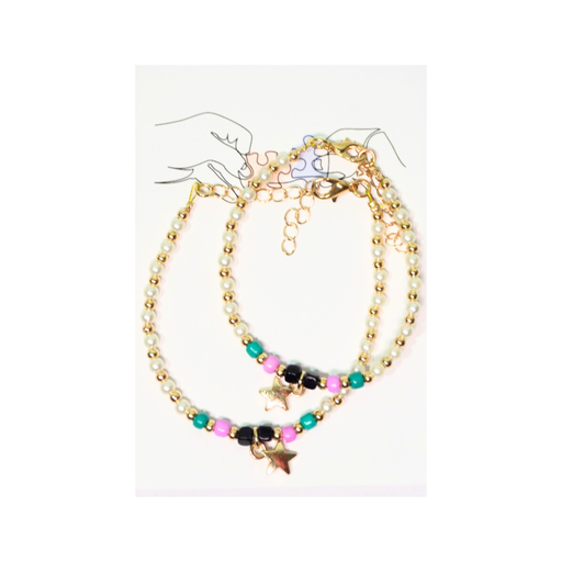 [49230] PULSERAS PARA COMPARTIR DIJE ESTRELLA