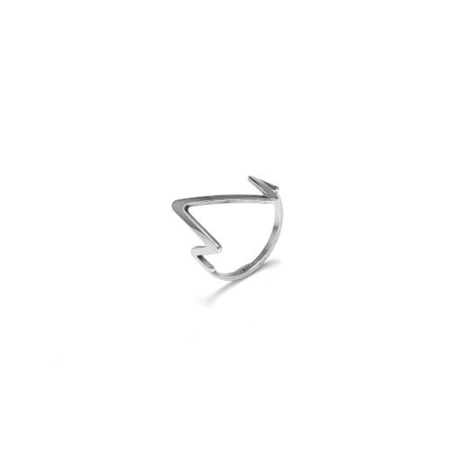 [49341] ANILLO DE ACERO QUIRURGICO GEOMETRICO