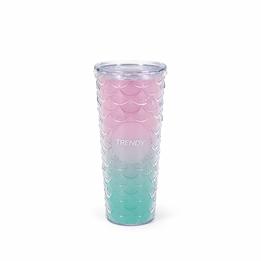 [49376] VASO SIRENA DEGRADE CON TAPA TRENDY