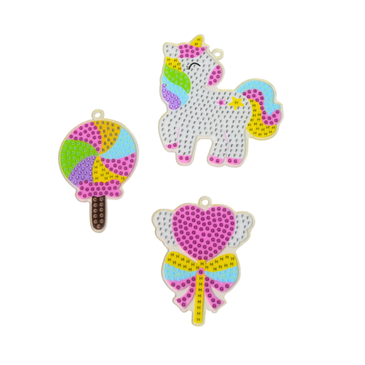 [49511] LLAVERO POR 3 UNIDADES DIAMOND PAINTING