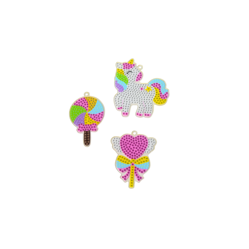 [49511] LLAVERO POR 3 UNIDADES DIAMOND PAINTING