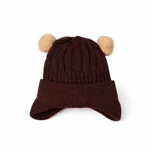 GORRO INFANTIL POMPON DOBLE