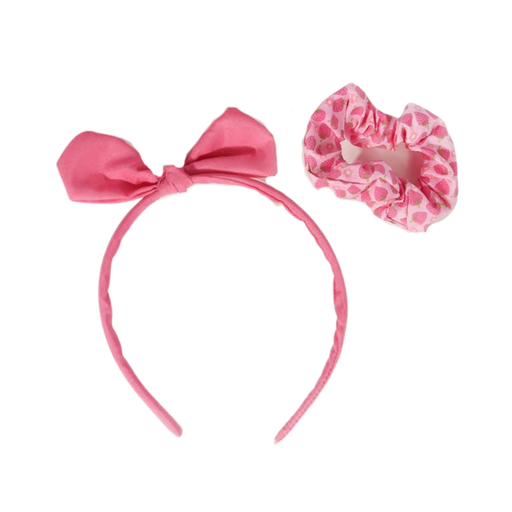 [49802] SET VINCHA + SCUNZI STRAWBERRY