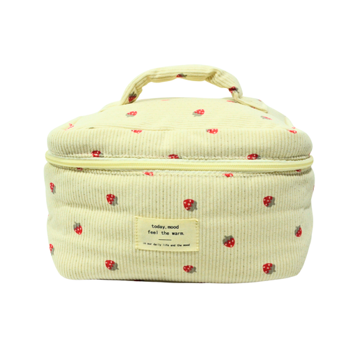 NECESER PORTACOSMETICOS TELA CHERRY