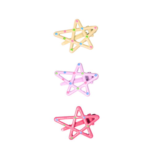 [49907] SET BROCHE PINZA DE ESTRELLA X3
