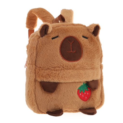 [50168] MOCHILA 11" PELUCHE CAPIBARA