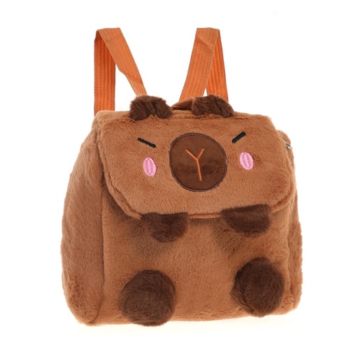 [50174] MOCHILA PELUCHE CAPIBARA 9"