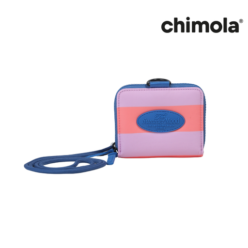 BILLETERA BICOLOR CON APLIQUE CHIMOLA