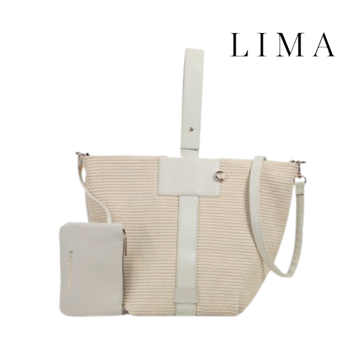CARTERA TOTE BAG YUTE LIMA