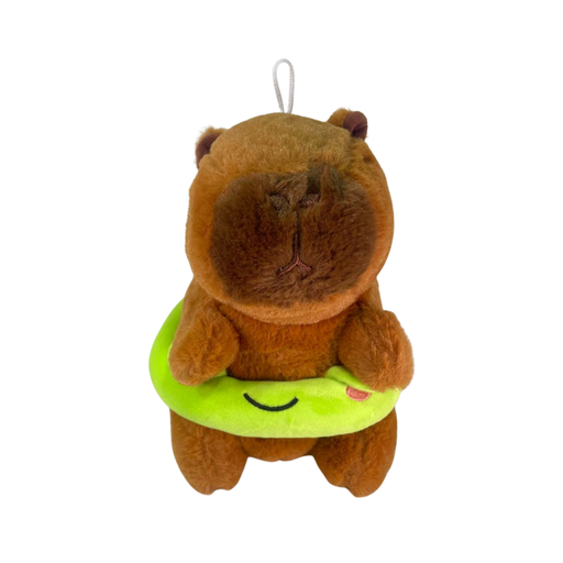 [50304] PELUCHE CAPIBARA CON FLOTADOR 18CM