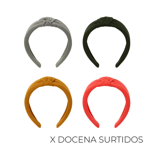 [32399D] VINCHA CON NUDO FRONTAL MODAL X12