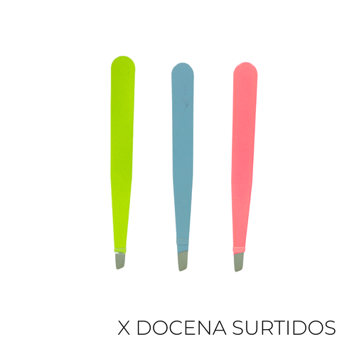 [24630D] PINZA PARA CEJAS LISAS X12