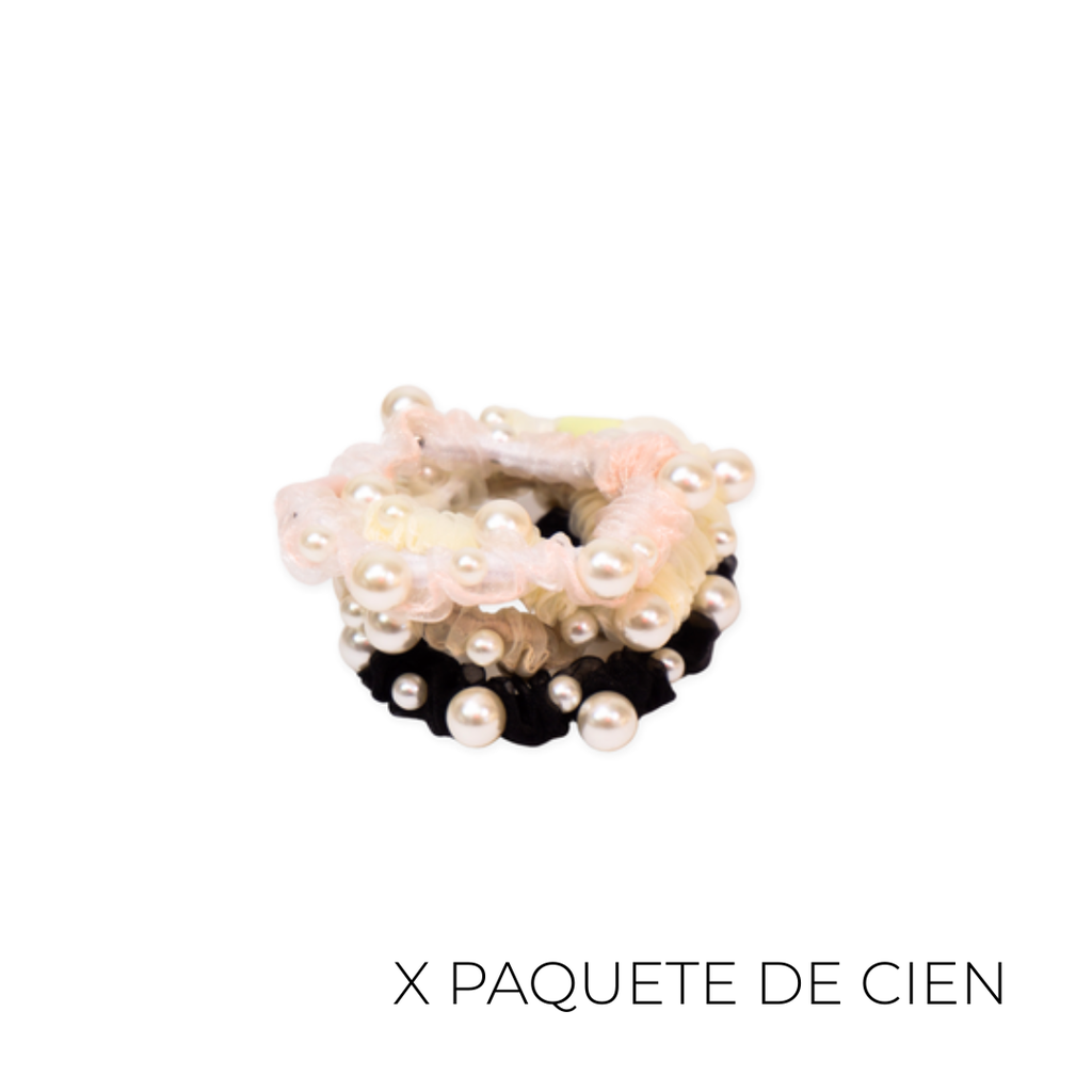 COLEROS TUL CON PERLAS PAQUETE X100 | ModaShop