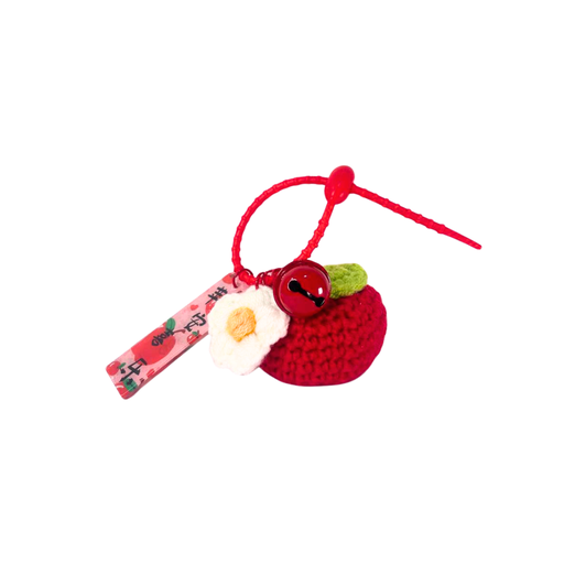 [50494] LLAVERO CHARM FRUTAL CON CASCABEL
