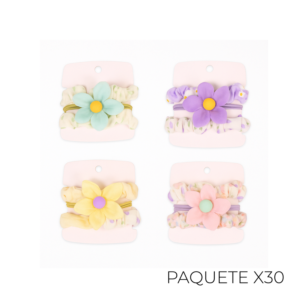 SET DE COLEROS FLOR PAQUETE X30 | ModaShop