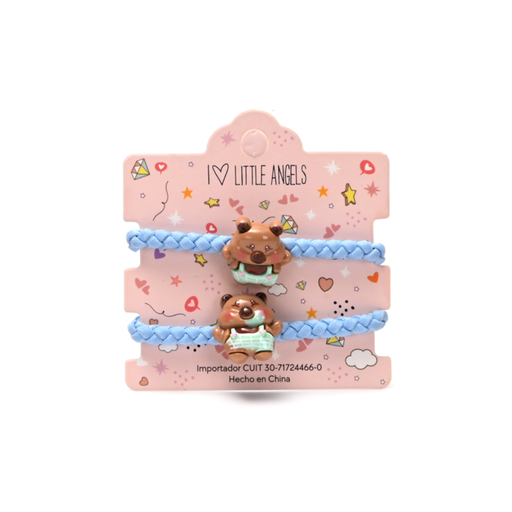 [50697] COLERO CON APLIQUE DE CAPIBARA X2