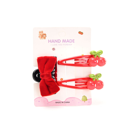 [50717] SET DE PELO CON APLIQUE CHERRY